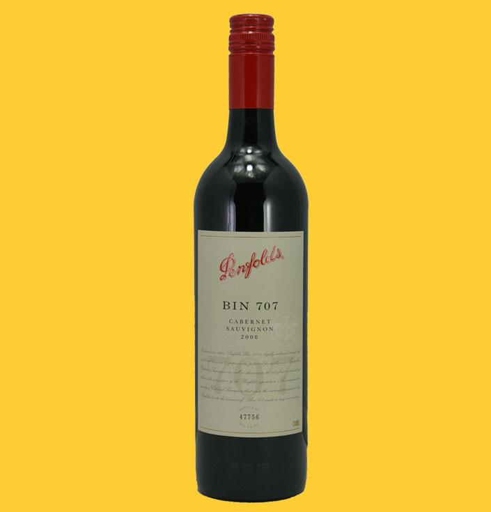 奔富707_奔富BIN707加本力苏维翁干红葡萄酒 澳洲原瓶原装进口红酒